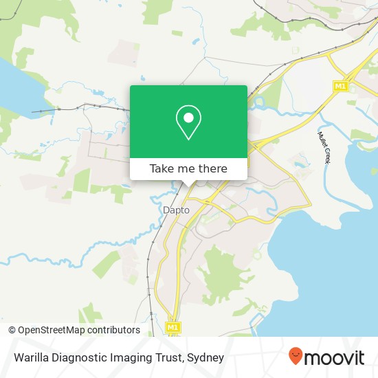 Mapa Warilla Diagnostic Imaging Trust