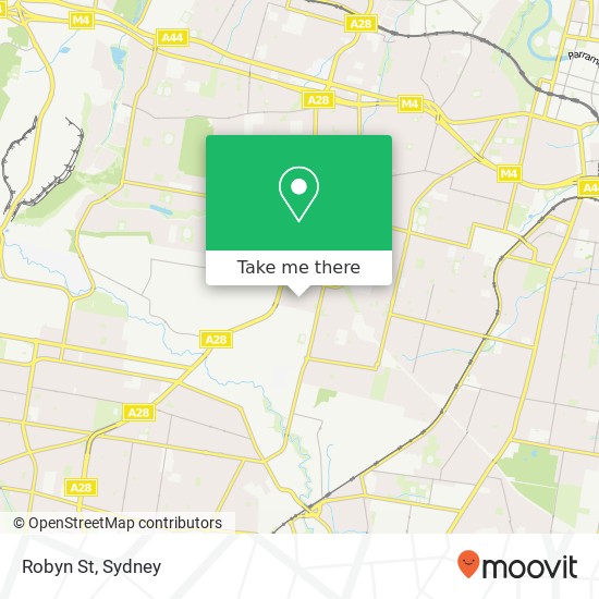 Robyn St map