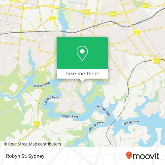 Robyn St map