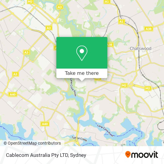 Cablecom Australia Pty LTD map