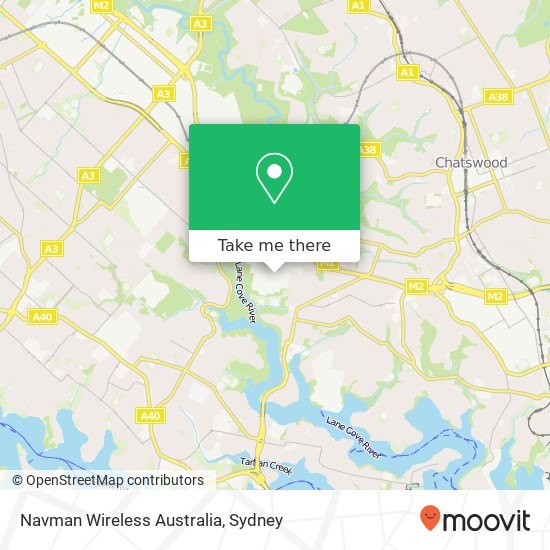 Navman Wireless Australia map