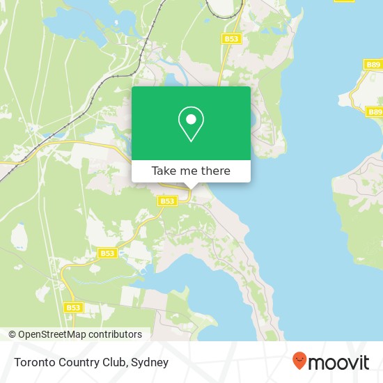 Toronto Country Club map