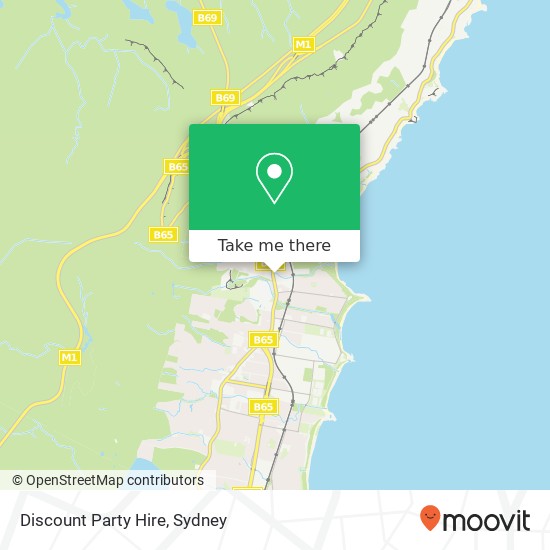 Discount Party Hire map