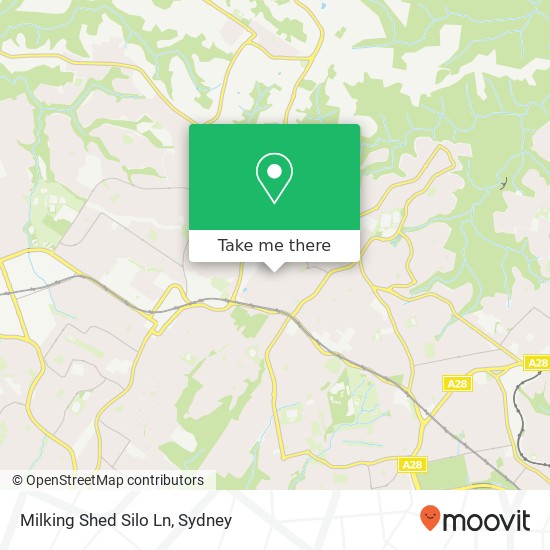 Mapa Milking Shed Silo Ln