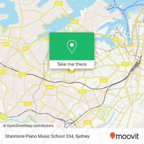 Stanmore Piano Music School 334 map