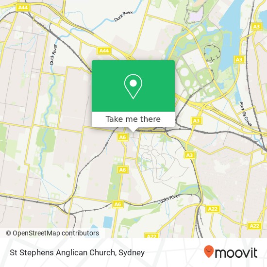 Mapa St Stephens Anglican Church