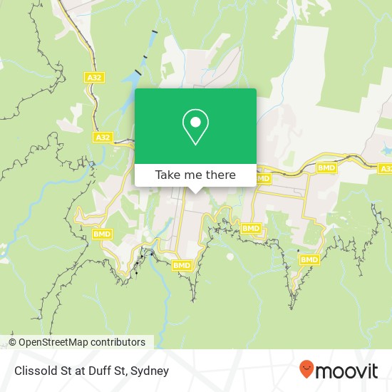 Clissold St at Duff St map