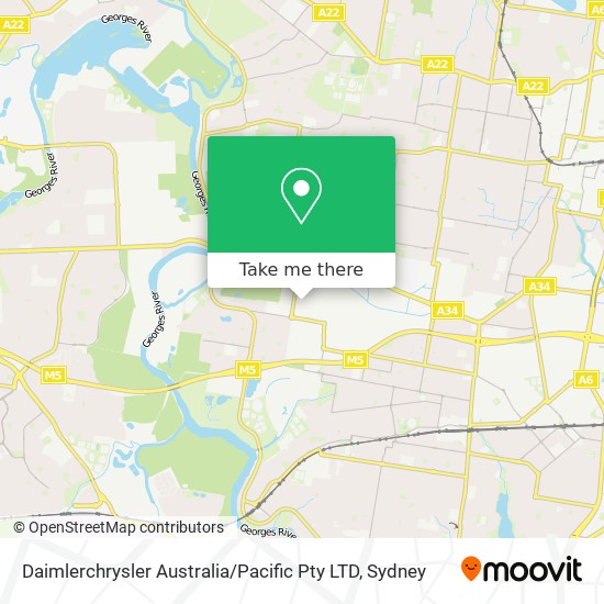 Daimlerchrysler Australia / Pacific Pty LTD map