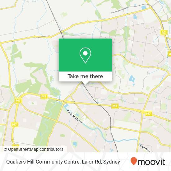 Quakers Hill Community Centre, Lalor Rd map