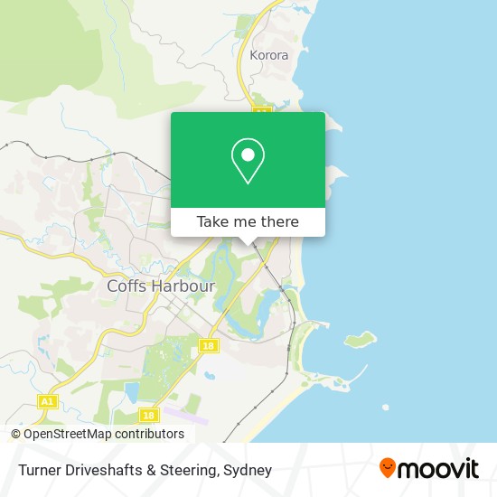 Turner Driveshafts & Steering map