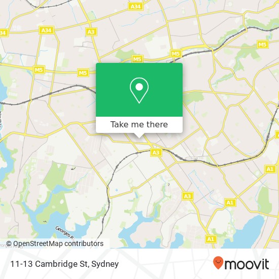 11-13 Cambridge St map