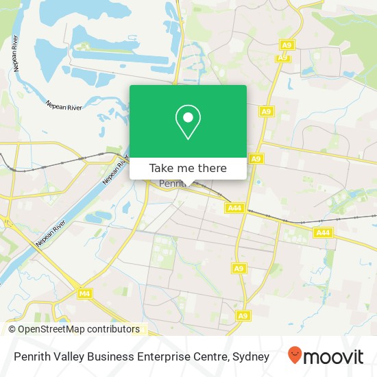 Mapa Penrith Valley Business Enterprise Centre