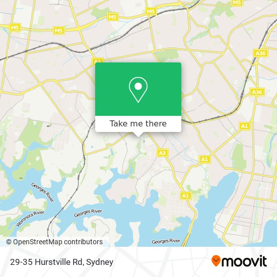 29-35 Hurstville Rd map