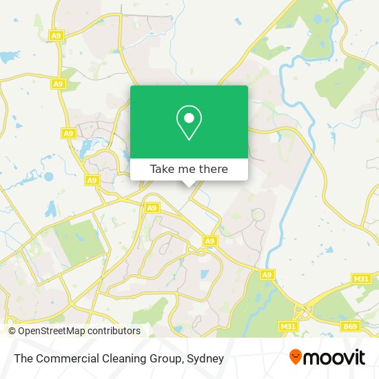 The Commercial Cleaning Group map