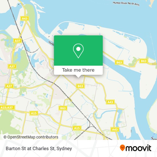 Mapa Barton St at Charles St
