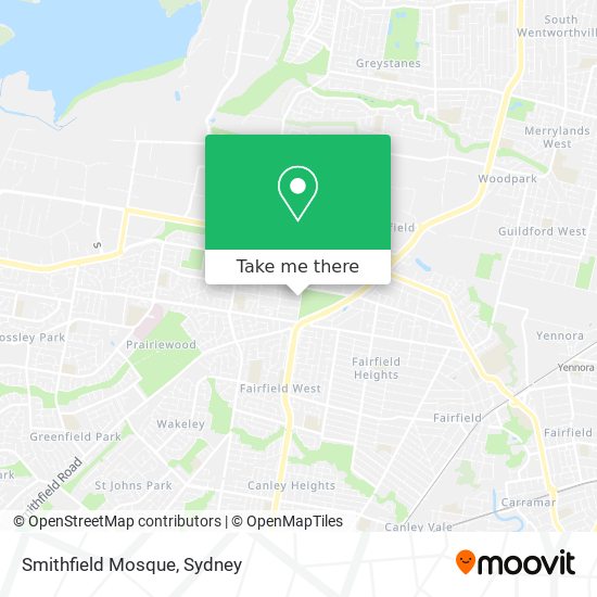 Smithfield Mosque map