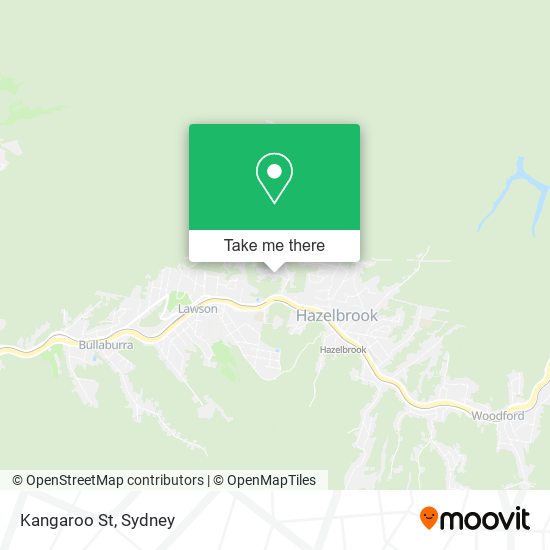Mapa Kangaroo St