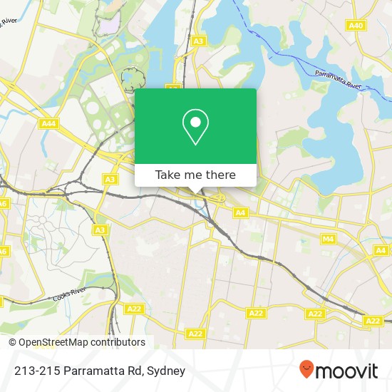 Mapa 213-215 Parramatta Rd