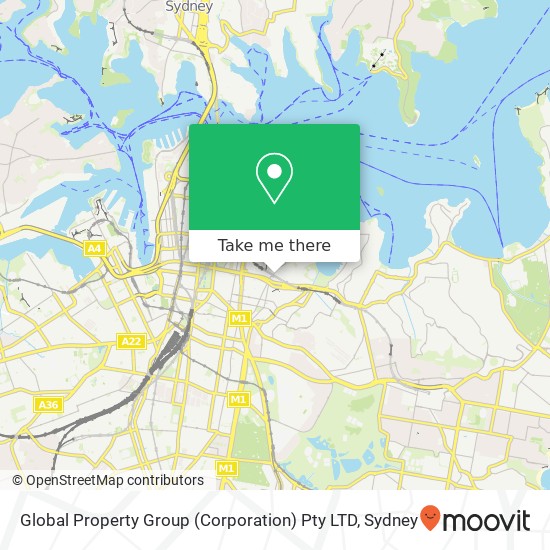 Global Property Group (Corporation) Pty LTD map