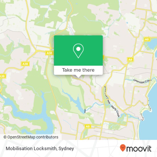 Mobilisation Locksmith map