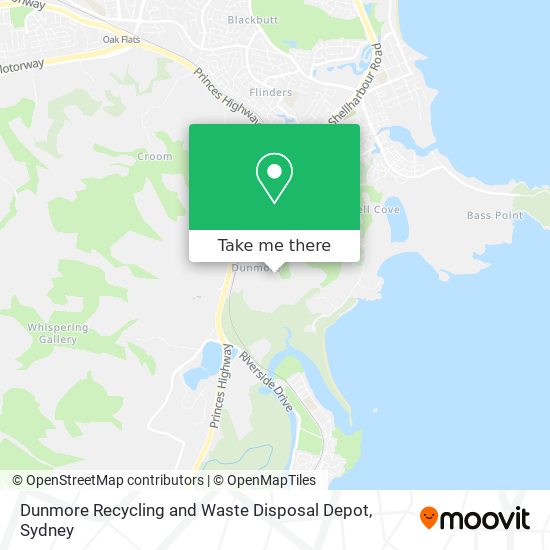 Dunmore Recycling and Waste Disposal Depot map