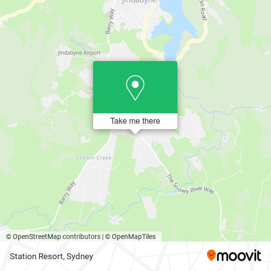 Station Resort map