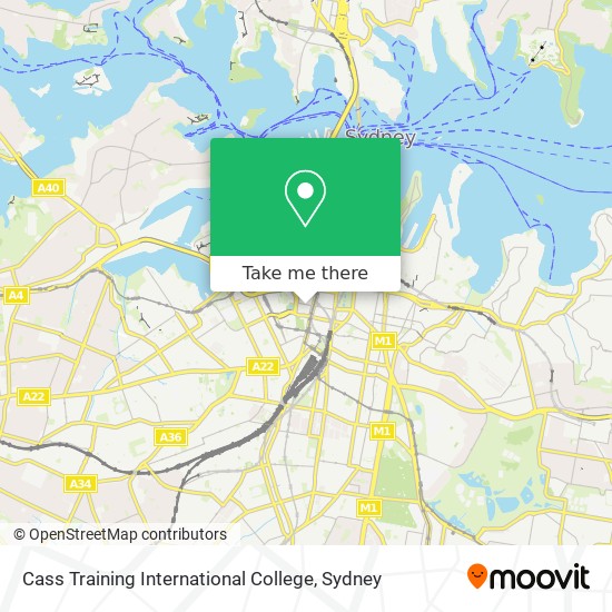 Mapa Cass Training International College