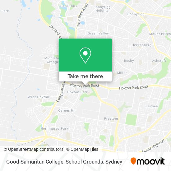 Good Samaritan College, School Grounds map