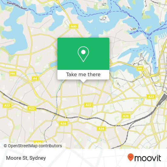 Moore St map