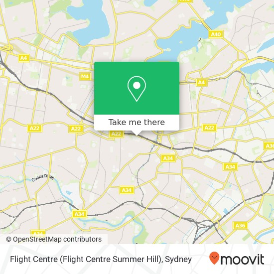 Flight Centre (Flight Centre Summer Hill) map