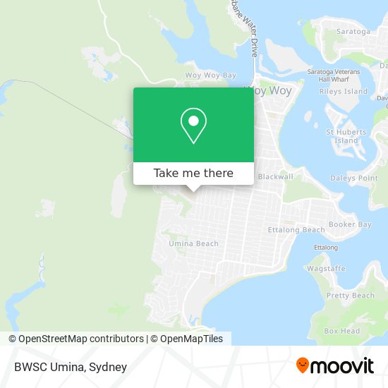 BWSC Umina map