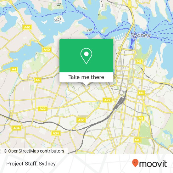Project Staff map