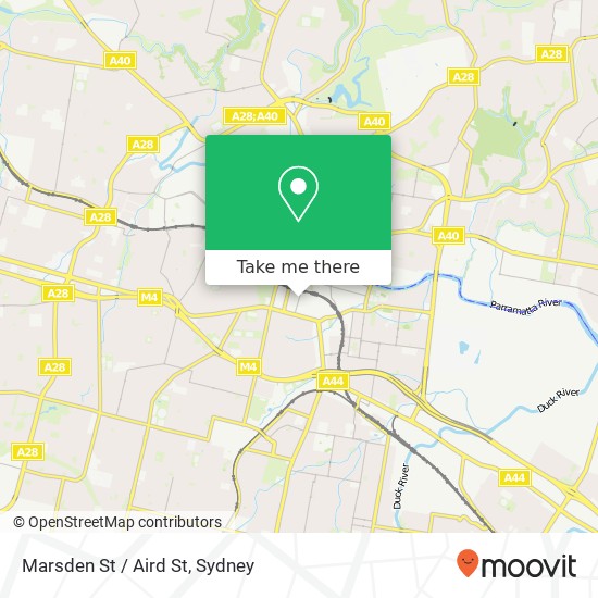 Marsden St / Aird St map