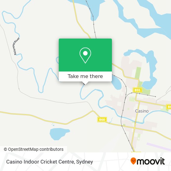 Casino Indoor Cricket Centre map