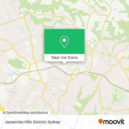 Mapa Jazzercise Hills District