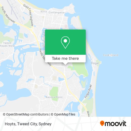 Mapa Hoyts, Tweed City