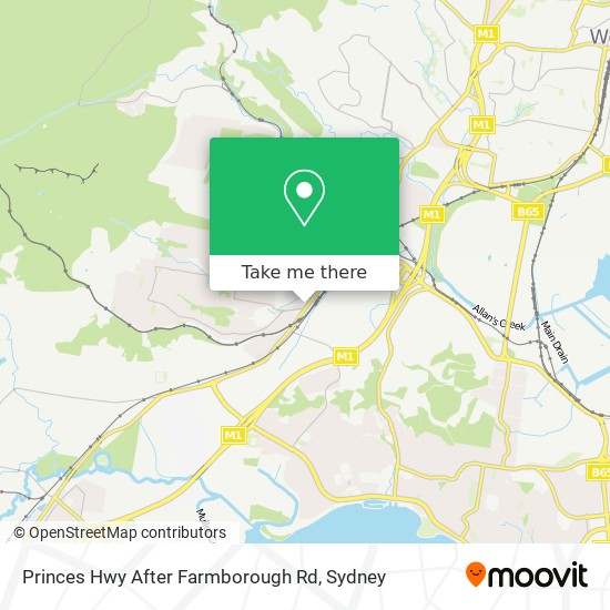 Princes Hwy After Farmborough Rd map