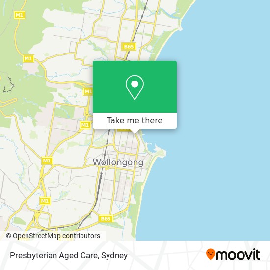 Mapa Presbyterian Aged Care