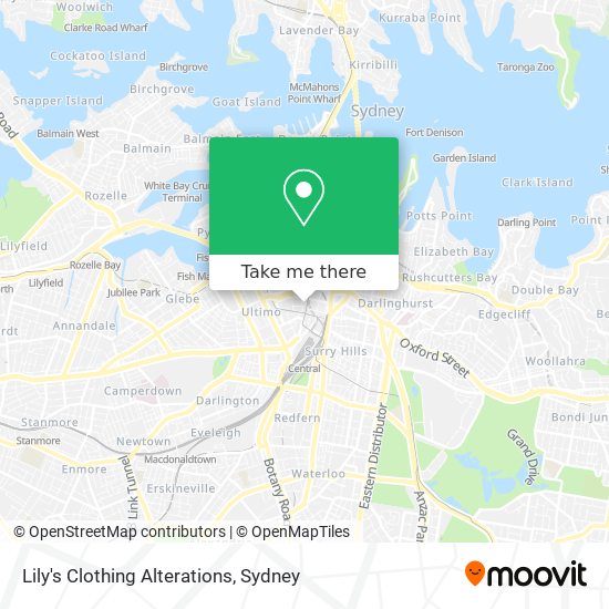 Lily's Clothing Alterations map