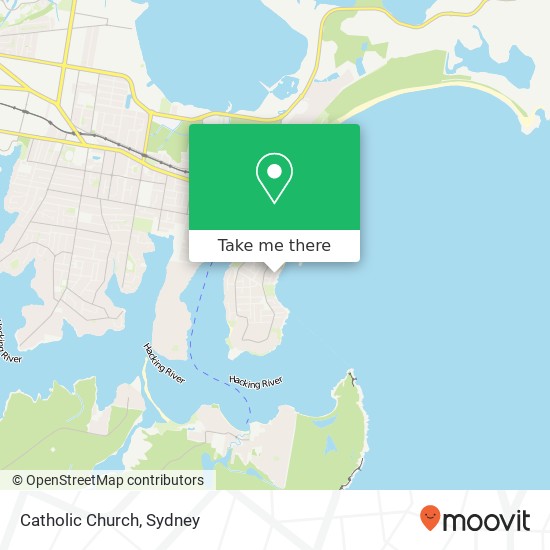 Catholic Church map