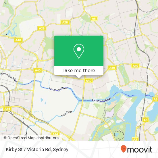 Mapa Kirby St / Victoria Rd