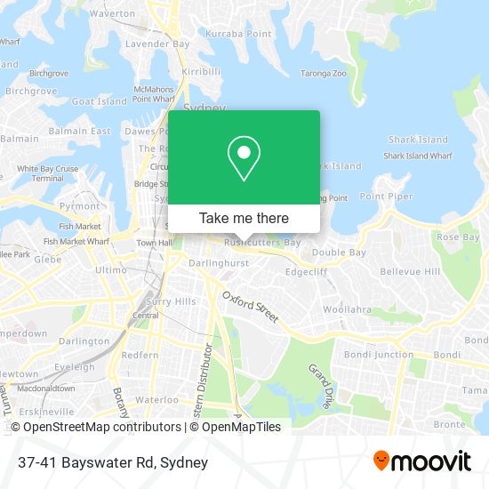 Mapa 37-41 Bayswater Rd