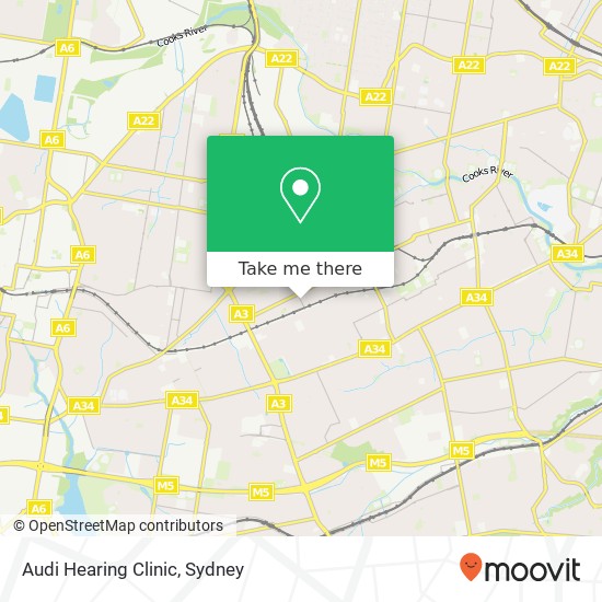 Mapa Audi Hearing Clinic