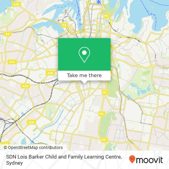 SDN Lois Barker Child and Family Learning Centre map