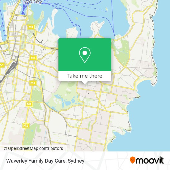 Mapa Waverley Family Day Care