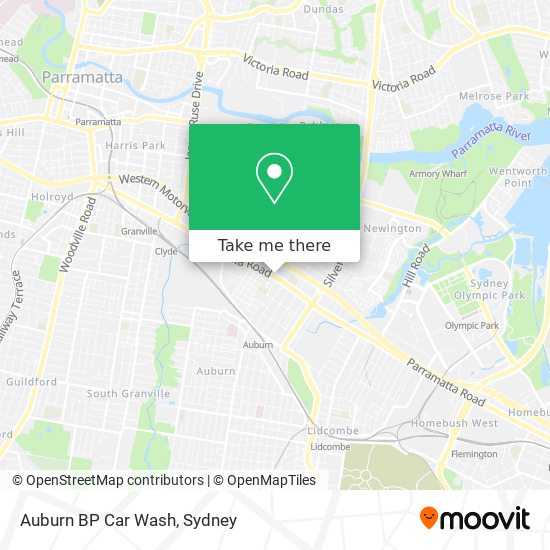 Auburn BP Car Wash map