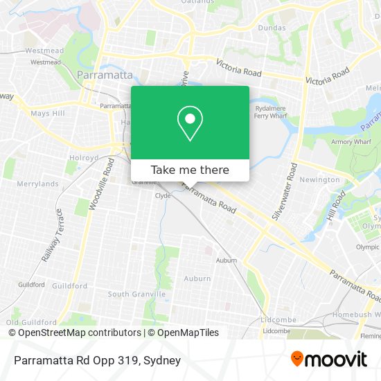 Mapa Parramatta Rd Opp 319