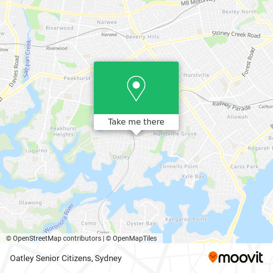 Oatley Senior Citizens map