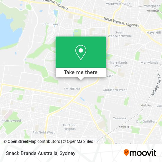 Snack Brands Australia map