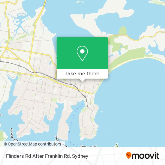 Flinders Rd After Franklin Rd map